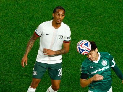 جواو بيدرو مهاجم تشيلسي خلال الدقائق الأخيرة من مباراة بالميراس في كأس العالم للأندية 2025 - Reuters