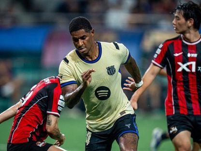 ماركوس راشفورد من مباراة برشلونة وسيول الودية - 31 يوليو 2025 - X/FCBarcelona_es