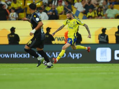 من مواجهة النصر والتعاون بدوري روشن السعودي - 16 مايو 2025 - X/@AlNassrFC