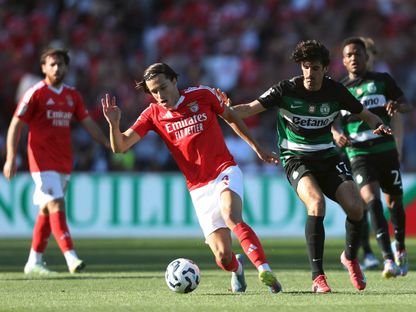 ألفارو كاريراس خلال نهائي كأس البرتغال بين بنفيكا وسبورتينغ لشبونة - 25 مايو 2025 - Reuters