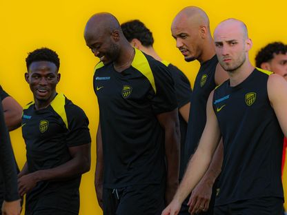 تدريبات لاعبي الاتحاد قبل مواجهة التعاون في دوري روشن السعودي - 25 أبريل 2026 - X/@ittihad