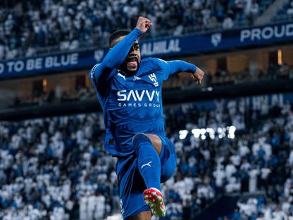 احتفال مالكوم مهاجم الهلال بتسجيل هدف في مرمى الفتح بربع نهائي كأس الملك - 29 نوفمبر 2025 - X/@Alhilal_FC