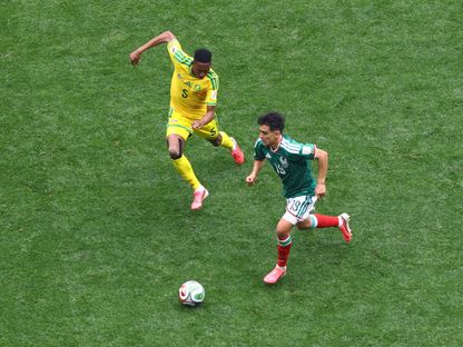 خيلبرتو مورا خلال مباراة بين المكسيك وجنوب إفريقيا في افتتاح كأس العالم - 11 يونيو 2026 - REUTERS