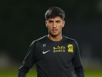 سويلم المنهالي لاعب نادي الاتحاد خلال حصة تدريبية - 4 ديسمبر 2023 - X/@ittihad