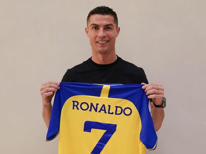 كريستيانو رونالدو بقميص فريق النصر السعودي - https://twitter.com/AlNassrFC