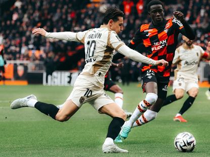 من مباراة لانس ولوريان في الدوري الفرنسي - 14 مارس 2026 - X/@RCLens