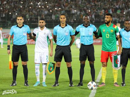 حكام المباراة الفاصلة بين الجزائر والكاميرون - Facebook@Lesverts.faf