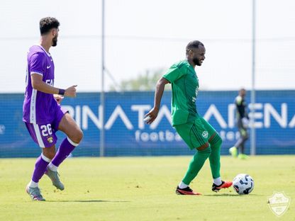 عبد الإله الخيبري لاعب الأهلي في مباراة العين الودية - 5 أغسطس 2025 - X/@ALAHLI_FC