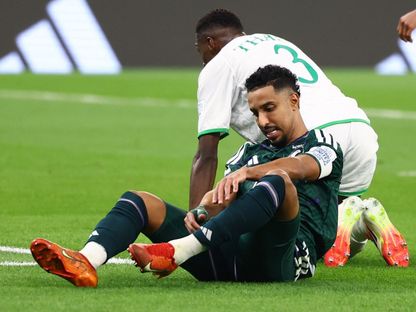 سالم الدوسري قائد منتخب السعودية خلال مواجهة عمان في كأس العرب - 2 ديسمبر 2025 - Reuters