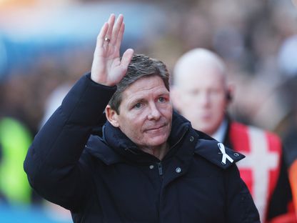 مدرب كريستال بالاس أوليفر غلاسنر قبل مباراة ضد مانشستر يونايتد - 30 نوفمبر 2025 - REUTERS