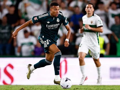 كيليان مبابي خلال مباراة بين ريال مدريد وإلتشي - 15 سبتمبر 2026 - realmadrid.com
