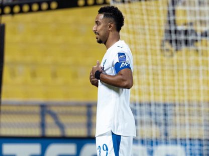 سالم الدوسري يحتفل بهدفه في مباراة الهلال والغرافة بدوري أبطال آسيا للنخبة - 3 نوفمبر 2025 - X/Alhilal_FC