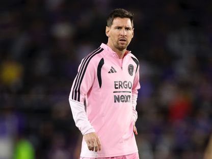 مهاجم إنتر ميامي ليونيل ميسي قبل مباراة أورلاندو سيتي - 1 مارس 2026 - Reuters