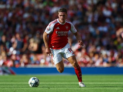 فيكتور غيوكيريس من مباراة أرسنال وأتلتيك بلباو الودية - 9 أغسطس 2025 - Reuters