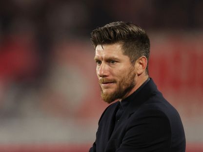 سيباستيان بوكونيولي مدرب موناكو السابق خلال مواجهة ليل في الدوري الفرنسي - 10 مايو 2026 - REUTERS