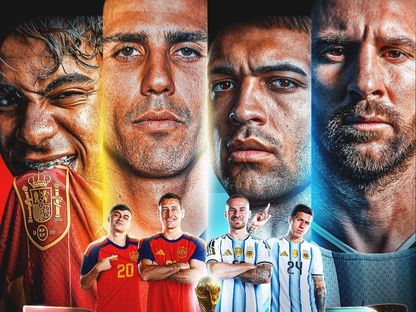 صورة ترويجية لنهائي كأس العالم بين إسبانيا والأرجنتين - 18 يوليو 2026 - x@fifaworldcup