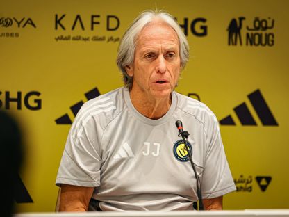 جورجي جيسوس مدرب النصر السعودي في المؤتمر الصحفي قبل مواجهة الفتح في دوري روشن السعودي - 16 أكتوبر 2025 - X/@AlNassrFC