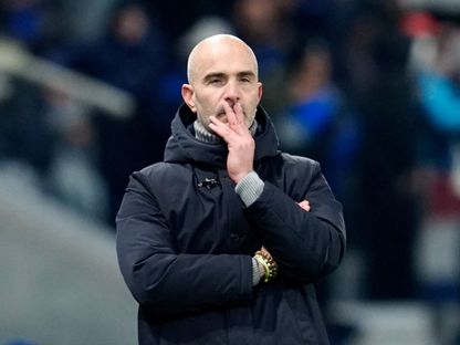 مدرب تشيلسي إنزو ماريسكا خلال مباراة أتالانتا في دوري أبطال أوروبا - 9 ديسمبر 2025 - ٌReuters