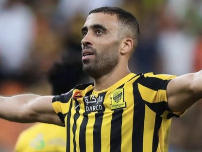عبد الرزاق حمدالله يسجل ثنائية للاتحاد جدة أمام التعاون في الدوري السعودي - Twitter/Ittihad