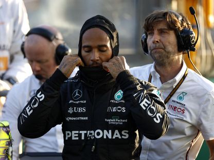 لويس هاميلتون سائق مرسيدس في سباق جائزة أستراليا الكبرى للفورمولا 1 - 2 أبريل 2023 - reuters