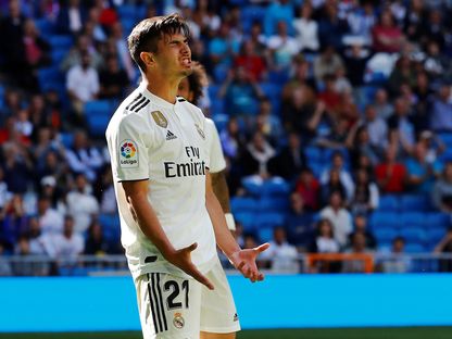 لقطة من إحدى مباريات ريال مدريد في الدوري الإسباني - REUTERS