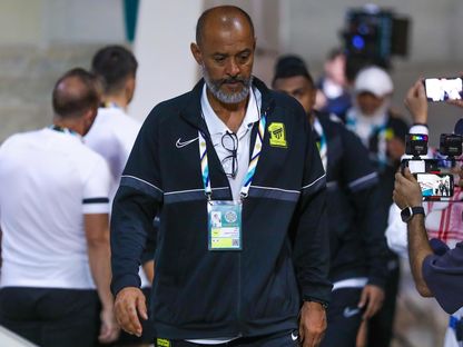 نونو إسبيريتو سانتو قبل المباراة بين الاتحاد السعودي والترجي التونسي في كأس الملك سلمان للأندية - 27 يوليو 2023 - Twitter/@ittihad