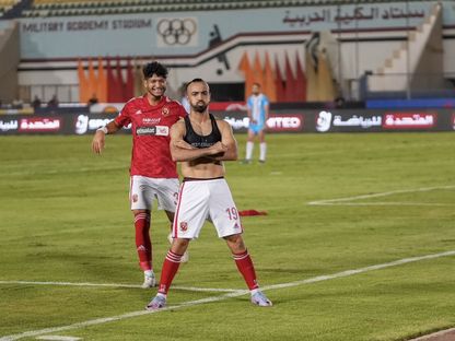محمد مجدي أفشة يصنع ويسجل في ثمن نهائي كأس مصر 2023 أمام الداخلية - Twitter/AlAhlysc
