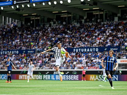 أنخيل دي ماريا خلال مباراة يوفنتوس وأتالانتا بالدوري الإيطالي - 6 أبريل 2023  - twitter/@Juventusfcar