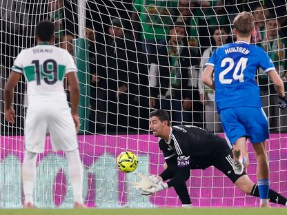 تيبو كورتوا خلال مباراة بين ريال مدريد وإلتشي - 23 نوفمبر 2025 - realmadrid.com