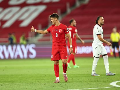 أردا غولر خلال مباراة بين تركيا وجورجيا في تصفيات كأس العالم 2026 - 5 سبتمبر 2025 - X/@MilliTakimlar