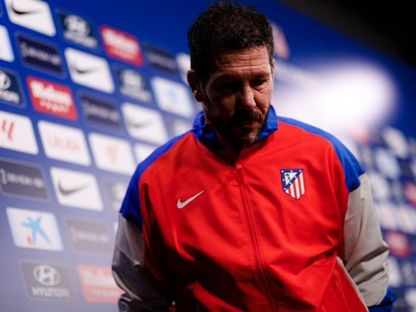 دييغو سيميوني مدرب أتليتيكو مدريد في مؤتمر صحفي - 31 يناير 2025 - X/Atleti