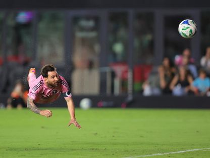 ليونيل ميسي يسجل هدفين لإنتر ميامي خلال فوزه في "البلاي أوف"