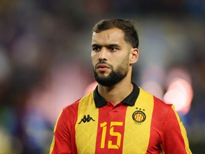 محمد أمين توغاي مدافع الترجي الرياضي التونسي في مباراة تشيلسي بكأس العالم للأندية - 25 يونيو 2025 - Reuters