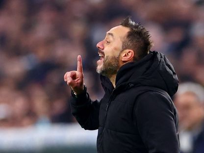 روبرتو دي زيربي مدرب مارسيليا السابق خلال لقاء موناكو بالدوري الفرنسي - 1 ديسمبر 2024 - Reuters