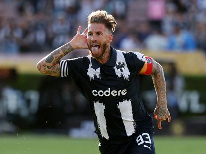 لاعب مونتيري سيرخيو راموس يحتفل بالتسجيل ضد إنتر ميلان في كأس العالم للأندية - 17 يونيو 2025 - Reuters