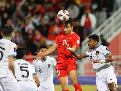 من مواجهة إندونيسيا أمام فيتنام في كأس آسيا - 19 يناير 2024 - Reuters