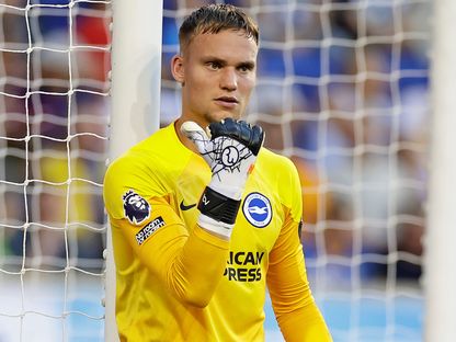 روبرت سانشيز خلال مباراة ودية بين برايتون ونيوكاسل يونايتد في الولايات المتحدة - 28 يوليو 2023 - Getty Images via AFP