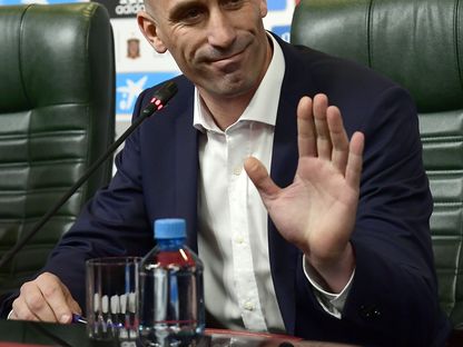 رئيس الاتحاد الإسباني لكرة القدم لويس روبياليس - AFP