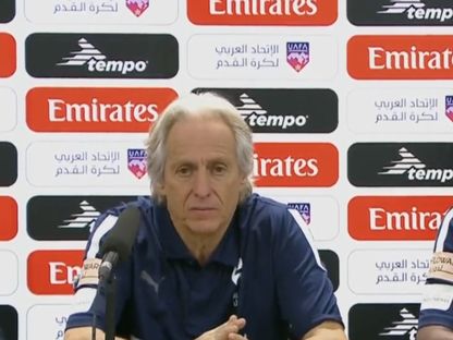 مدرب الهلال جورجي جيسوس في مؤتمر صحفي - ُSSC/TV