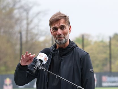 يورغن كلوب خلال افتتاح مركز تدريب فريق نيويورك ريد بولز - 23 أبريل 2026 - Reuters
