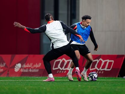 جانب من تدريبات نادي القادسية - 19 فبراير 2026 - X/@@Alqadsiah