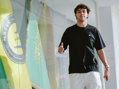 البرتغالي جواو فيليكس مهاجم النصر السعودي - 1 فبراير 2026 - X/@AlNassrFC