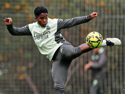 البرازيلي إندريك من تدريب ريال مدريد - 11 نوفمبر 2025 - X/realmadrid