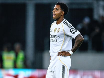 لاعب ريال مدريد رودريغو غوس خلال مواجهة تيرول النمساوي - 12 أغسطس 2025 - X/@RodrygoGoes