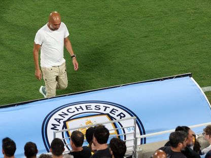 بيب غوارديولا مدرب مانشستر سيتي خلال مواجهة الهلال - 30 يونيو 2025 - Action Images Via Reuters