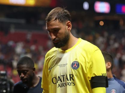 حارس باريس سان جيرمان جيانلويجي دوناروما بعد مباراة بايرن ميونيخ في كأس العالم للأندية - 5 يوليو 2025 - Reuters