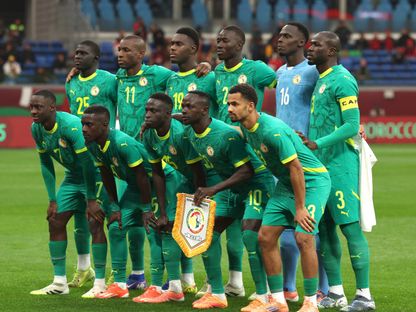 منتخب السنغال قبل مواجهة مصر في نصف نهائي كأس أمم إفريقيا - 14 يناير 2026 - REUTERS