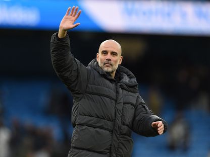 بيب غوارديولا بعد مباراة مانشستر سيتي وسالفورد سيتي بكأس الاتحاد الإنجليزي - 14 فبراير 2026 - Reuters