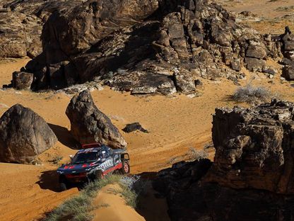 من منافسات النسخة الرابعة من رالي داكار السعودية - ASHARQ