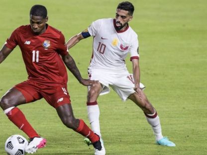 حسن الهيدوس يشارك مع قطر ضد بنما في مباراة ودية قبل كأس العالم 2022 - Twitter/@fepafut